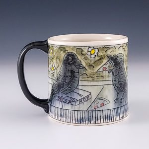Bri Larson's Pizza Crow Mug #mm10blar02