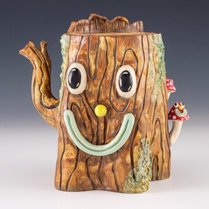 Toadstool Stump Vase #ab104