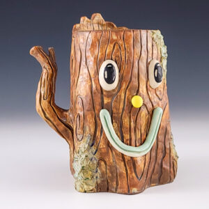 Morel Stump Vase #ab106