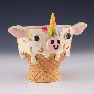 Unicorn Ice Cream Bowl #ab107