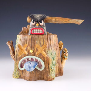 Axe Stump Jar #ab111