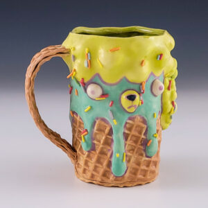 Blueberry Lime Poodle Ice Cream Mug #ab97