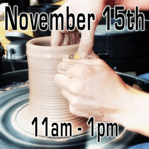 1 Time Class November 15th 11:00am - 1:00pm