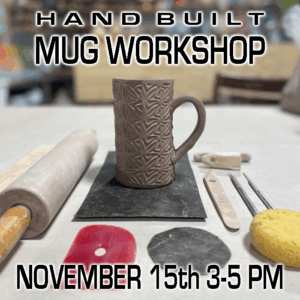 Holiday Cocoa Mug Workshop - November 15th 3:00-5:00pm