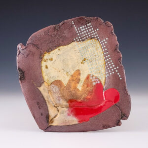 Textured Square Plate #dd17