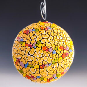 Crackle Ornament #eb482