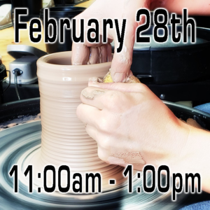 1 Time Class February 28th 11:00am - 1:00pm