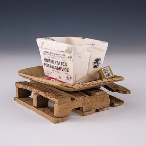 USPS Planter with Saucer and Pallet #cstk46