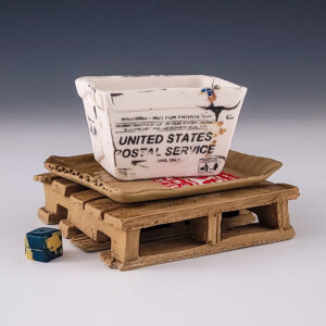 USPS Planter with Saucer and Pallet #cstk51