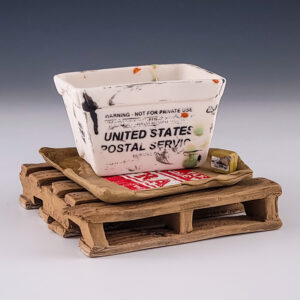 USPS Planter with Saucer and Pallet #cstk53