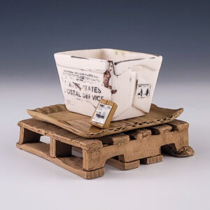USPS Planter with Saucer and Pallet #cstk54