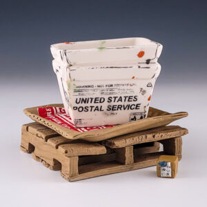 USPS Planter with Saucer and Pallet #cstk56