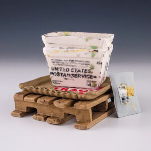 USPS Planter with Saucer and Pallet #cstk58