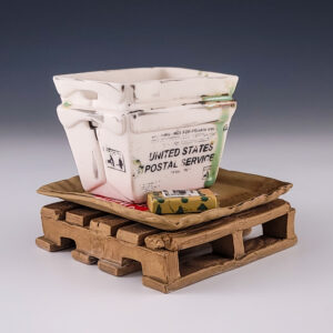 USPS Planter with Saucer and Pallet #cstk61