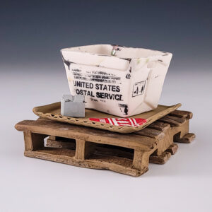 USPS Planter with Saucer and Pallet #cstk62