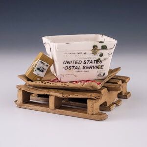 USPS Planter with Saucer and Pallet #cstk63