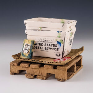 USPS Planter with Saucer and Pallet #cstk66