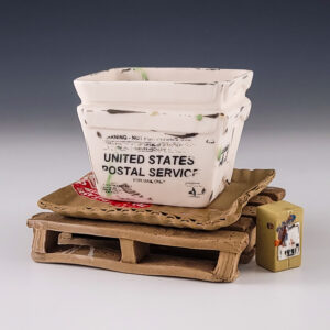 USPS Planter with Saucer and Pallet #cstk67