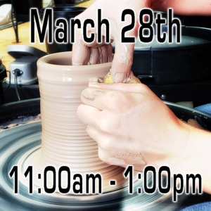 1 Time Class March 28th 11:00am - 1:00pm