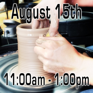 1 Time Class August 15th 11:00am - 1:00pm
