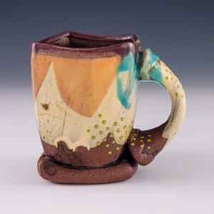 Dehmie Dehmlow's Funky Mug with Hallow handle and Cushion Foot #mm11ddeh03