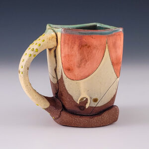Dehmie Dehmlow's Funky Mug with Hallow handle and Cushion Foot #mm11ddeh04