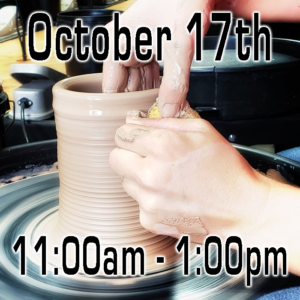1 Time Class October 17th 11:00am - 1:00pm