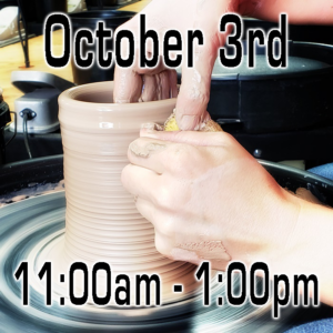 1 Time Class October 3rd 11:00am - 1:00pm